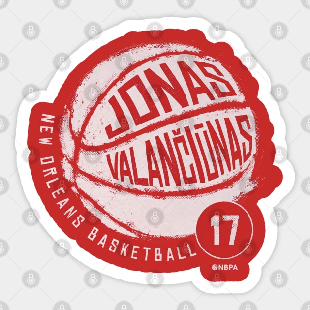 Jonas Valanciunas New Orleans Basketball Sticker by TodosRigatSot